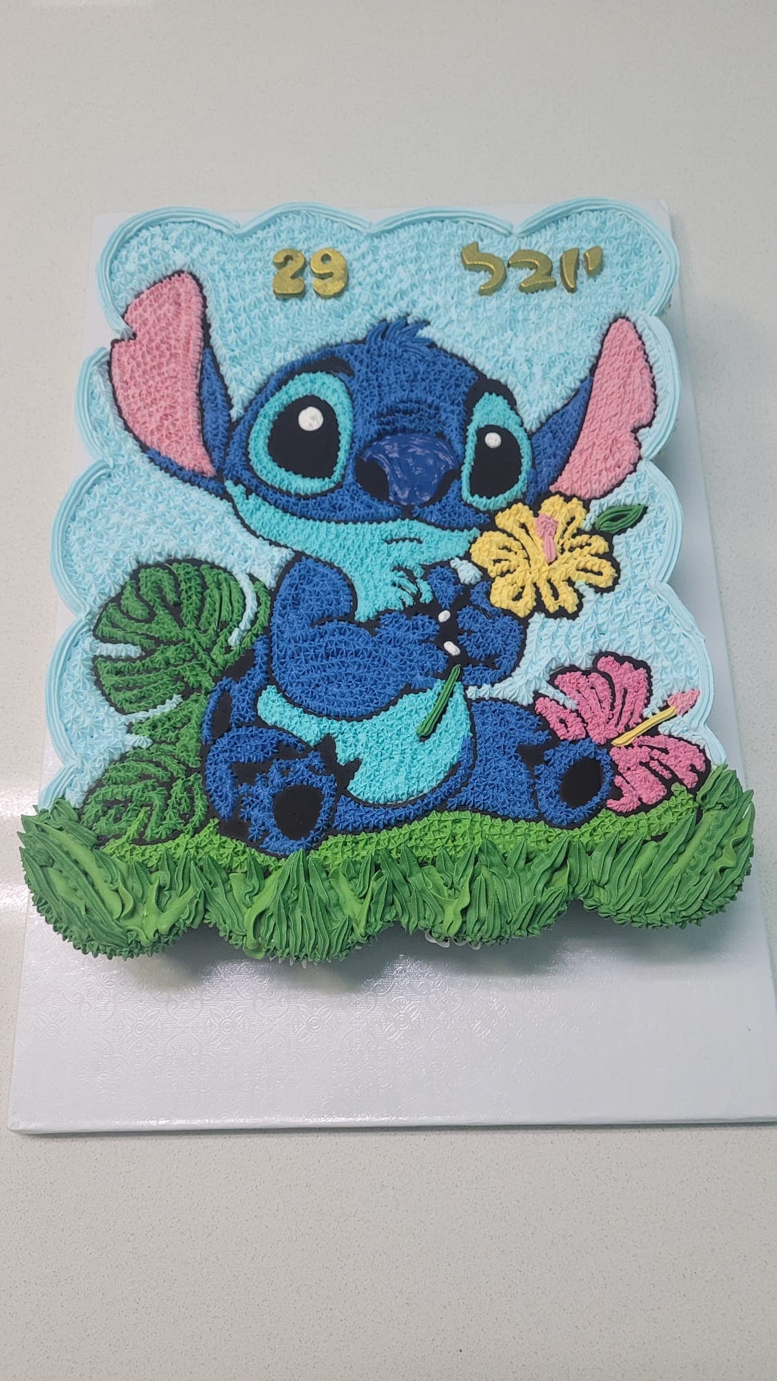 עוגת קאפקייקס מצויירת